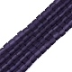 brins de perles de verre d&eacute;poli transparent(GLAA-N072-01A-A15)-1