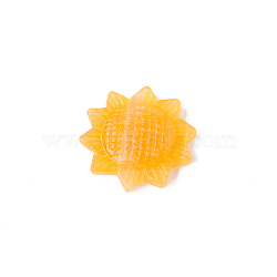 Natural Calcite Display Decorations, for Home Decoration, Sunflower, 50mm(DJEW-PW0013-20)