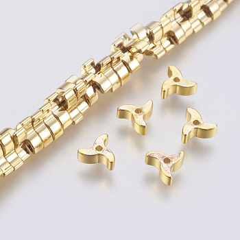 Electroplated Non-magnetic Synthetic Hematite Bead Strand, Nickel Free & Lead Free, Grade AA, Windmill, Long-Lasting Plated, Real 24K Gold Plated, 6.5x6x2.5mm, Hole: 1mm, about 158pcs/strand, 16.14 inch(41cm)