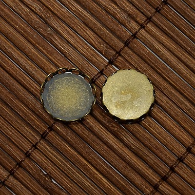 12mm freie gewölbte Glas Cabochon Abdeckung für flache runde diy Foto Messingcabochon Herstellung(DIY-X0104-AB-NF)-4