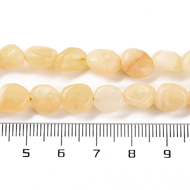 Natural Yellow Jade Beads Strands(G-G146-A20-01)-5