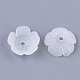 5枚の花弁透明アクリルビーズキャップ(FACR-T001-11)-2