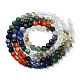 Natural & Synthetic Mixed Gemstone Beads Strands(G-D080-A01-01-09)-2