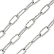 304 Stainless Steel Textured Cable Chains(CHS-G050-06P)-1