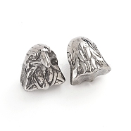 304 Stainless Steel Beads, Eagle Head, Antique Silver, 11x10x12mm, Hole: 1.8mm(STAS-G222-06AS)