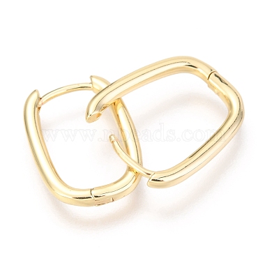 Brass Huggie Hoop Earrings(EJEW-F245-07G)-2