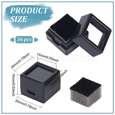 Cube Plastic Loose Diamond Storage Boxes(CON-WH0095-49B)-2