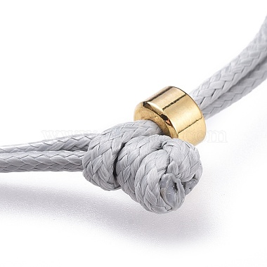 Bracelets cordon coréen unisexe en polyester ciré(BJEW-JB04597-04)-3