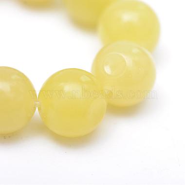 Round Dyed Natural Topaz Jade Bead Strands(G-R345-6mm-10)-4