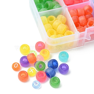 184pcs 8 couleurs perles en plastique transparentes(KY-YW0001-52)-2
