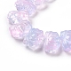Chapelets de perles en verre transparente  (GLAA-F114-01G)-3