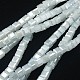 Chapelets de perles en verre galvanoplastique(EGLA-D018-4x4mm-M2)-2