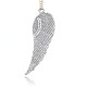 Antique Silver Plated Alloy Wing Big Pendants(X-ALRI-N019-05)-2