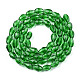 perles de verre brins(X-GLAA-R024-11x8mm-6)-3