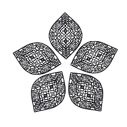430 Stainless Steel Filigree Pendants, Spray Painted, Etched Metal Embellishments, Leaf, Black, 41x28x0.5mm, Hole: 1mm(X-STAS-S108-12A)