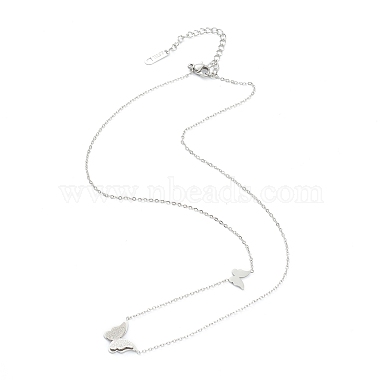 304 Stainless Steel Pendant Necklaces(NJEW-K118-17P)-3