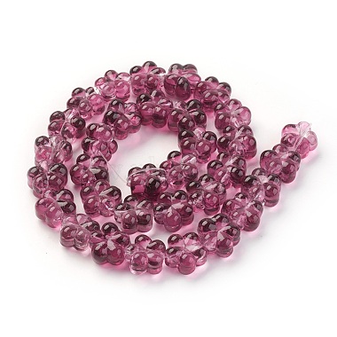 14mm OldRose Flower Lampwork Beads