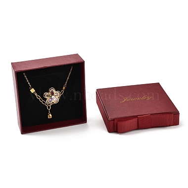 Square & Word Jewelry Cardboard Jewelry Boxes(CBOX-C015-01C-01)-3