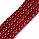 perles verre opaque brins(GLAA-Q106-02A-B03)-1