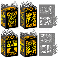 Halloween Lantern Carbon Steel Cutting Dies Stencils, for DIY Scrapbooking, Photo Album, Decorative Embossing Paper Card, Stainless Steel Color, Branch, 122x150x0.8mm, 2pcs/set(DIY-WH0309-1234)