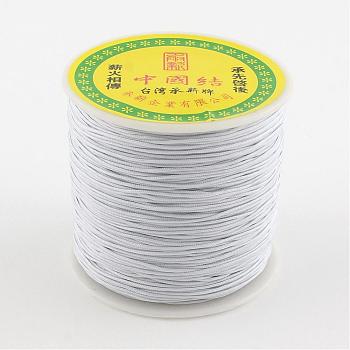 Nylon Thread, Light Grey, 1mm, about 153.1 yards(140m)/roll