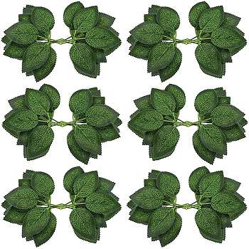 PVC Decoration for Party Home Decoration, Rose Leaf, Green, 200x115mm