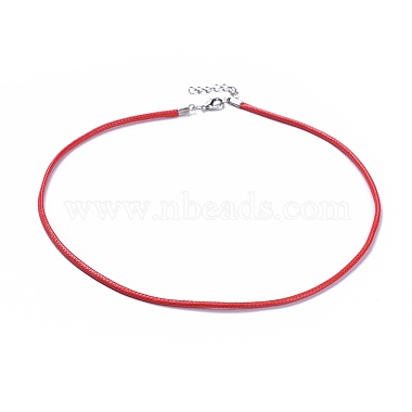 Waxed Cord Necklace Cords(NCOR-R027-M)-2