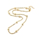 Rack Plating Brass Satellite Chain Necklace for Women(NJEW-F304-03G)-1
