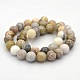 Natural Bamboo Leaf Agate Round Beads Strands(G-N0120-12-10mm)-2
