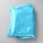 Laser Polyester Fabric, for Stage Show Decoration, Light Sky Blue, 1500mm, 6m/pc(DIY-WH0588-96F)