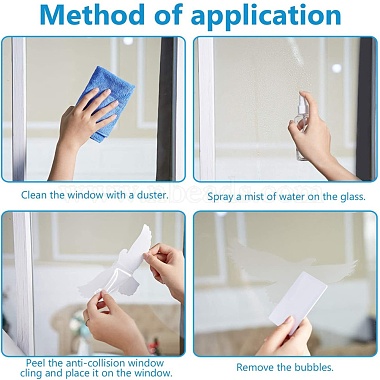 Waterproof PVC Electrostatic Window Stickers Brick Pattern Stickers(DIY-I050-09)-3