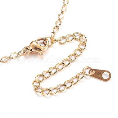304 Stainless Steel Necklaces(NJEW-E080-09G)-2