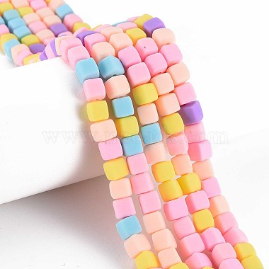 Handmade Polymer Clay Beads Strands(X-CLAY-T020-09F)-7