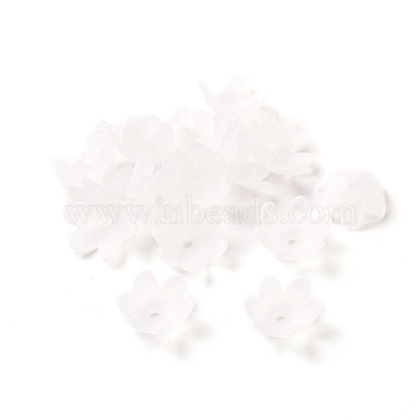 6-Petal Transparent Acrylic Bead Caps(OACR-A017-10)-4