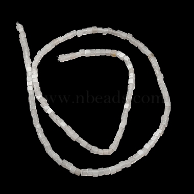 Natural White Jade Beads Strands(G-B064-A28)-3