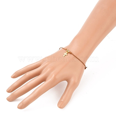 Verstellbare Armbänder aus gewachstem Polyester mit geflochtener Kordel(BJEW-JB05547)-6