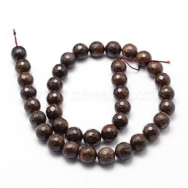 Natural Bronzite Beads Strands(G-D840-18-10mm)-2