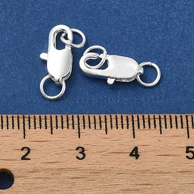 Brass Lobster Claw Clasps(KK-P249-05B-S)-3