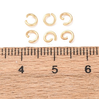 Messing Open Ringe springen(KK-G604-08G-15)-3