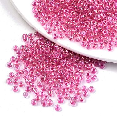 Camellia Round Glass Beads