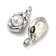 Alloy with ABS Plastic Imitation Pearl Pendants(FIND-G061-05P)-2