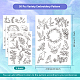 4 Sheets 11.6x8.2 Inch Stick and Stitch Embroidery Patterns(DIY-WH0455-082)-2