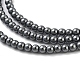 Non-magnetic Synthetic Hematite Beads Strands(G-E133-1D)-2