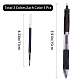 9Pcs 3 Colors Plastic Press Roller Ball Pens(AJEW-GF0006-95)-2