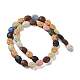 Natural Lava Rock Dyed Beads Strands(G-H311-01-05)-3