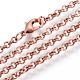 Iron Rolo Chains Necklace Making(MAK-R015-45cm-R)-1