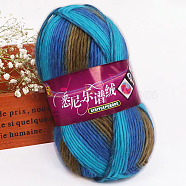 Wool Yarn, for Weaving, Knitting & Crochet, Colorful, 2.5mm(PW-WG24634-19)