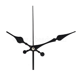 Aluminum Long Shaft Clock  Pointer, Clock Hands for Replacement Clock, Black, 67~97mm, 3Pcs/set(CLOC-PW0001-12D)