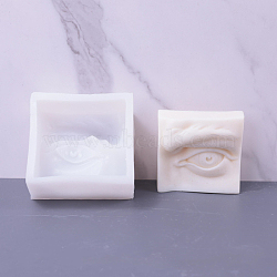DIY Silicone Candle Molds, for Scented Candle Making, Organ, Eye, 10x9.5x4.5cm(WG42762-01)