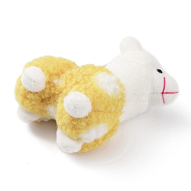 Cute Alpaca Cotton Keychain(KEYC-A012-02C)-3